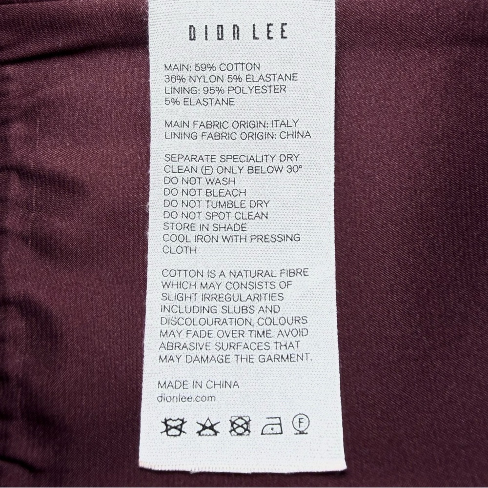 Dion Lee Double Arch Bustier Top in Oxblood - Picture 6 of 7